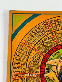 RARE Halloween Witch Fortune Telling Spinning Game Dial ouija spinner tarot
