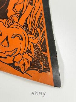 RARE KIRBY Mfg antique 30s Halloween Costume Hat with Bells