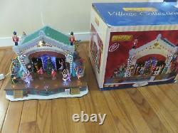RARE LEMAX Christmas Nutcracker Stage Show Action/Lights Music Box AS IS