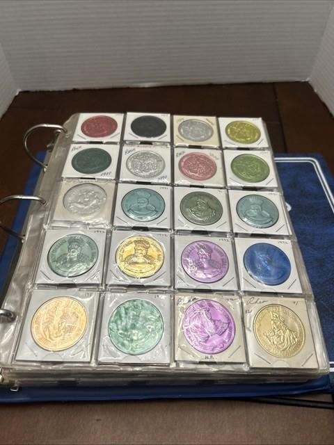 Rare Lot Of 275+ Doubloons New Orleans Mardi Gras 1960s-80s Almost All Different