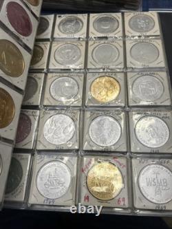 RARE Lot of 475+ Doubloons New Orleans Mardi Gras 1960s-80s Almost All Different