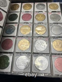 RARE Lot of 475+ Doubloons New Orleans Mardi Gras 1960s-80s Almost All Different