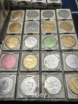 RARE Lot of 475+ Doubloons New Orleans Mardi Gras 1960s-80s Almost All Different