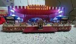 RARE MR CHRISTMAS Worlds Fair Bumper Cars Action/Lights Music Box