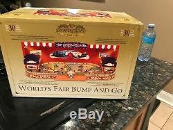 RARE MR CHRISTMAS Worlds Fair Bumper Cars Action/Lights Music Box