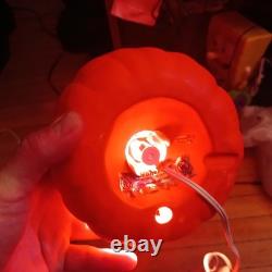 RARE McDonald's Halloween double sided Ceramic Pumpkin 1996 Vintage Light-Up