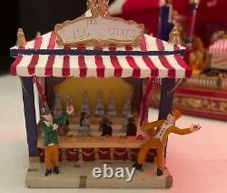 RARE Mr. Christmas Gold Label Worlds Fair Big Top Circus Tent Animated Musical