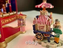 RARE Mr. Christmas Gold Label Worlds Fair Big Top Circus Tent Animated Musical