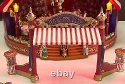 RARE Mr. Christmas Gold Label Worlds Fair Big Top Circus Tent Animated Musical