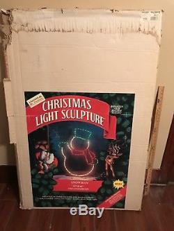 RARE Mr Christmas LARGE Silhouette Light Sculpture COLLECTION! OMG