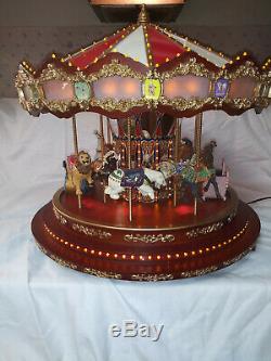 RARE Mr. Christmas Marquee Grand Carousel 16 Animated 40 Songs 240 LED'S Xmas