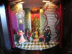 RARE Mr Christmas NUTCRACKER SUITE Wood Musical Animated Scenes Theater Box 2010