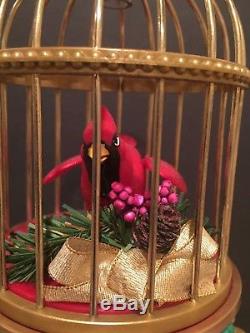 RARE! Mr. Christmas VINTAGE 1994 Holiday Song Birds Sings 15 Christmas Carols