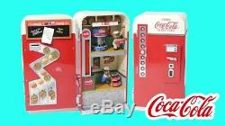 RARE NEW Vintage COCA-COLA Vending Machine Multi-Action/Light Music Box &VIDEO