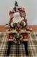 Rare/retired Fitz And Floyd Christmas Lodge Full Size Cookie Jar Centerpiece