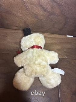 RARE Rushton Star Creation Snowman Christmas Rubber Face MCM Plush Toy 8.5