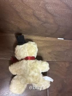 RARE Rushton Star Creation Snowman Christmas Rubber Face MCM Plush Toy 8.5