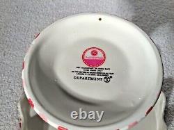 RARE Set of 3 Tier DEPT 56 GLITTERVILLE Christmas Swirl Candy CAKE PLATEs