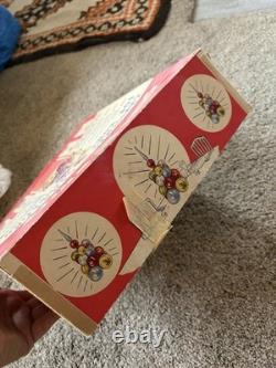 RARE Shiny Brite Vtg 1940s Christmas Cluster Centerpiece Kit Glass Holiday