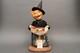 Rare! Signed'06 Scott Smith/rucus Studio Halloween Tabby Cat Witch
