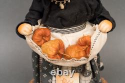 RARE! Signed'06 Scott Smith/Rucus Studio Halloween Tabby Cat Witch RARE! Signed'06 Scott Smith/Rucus Studio Halloween Tabby Cat Witch