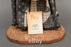 RARE! Signed'06 Scott Smith/Rucus Studio Halloween Tabby Cat Witch RARE! Signed'06 Scott Smith/Rucus Studio Halloween Tabby Cat Witch