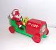 Rare Vintage 1950's Rosbro Hi Kids Hard Plastic Christmas Santa Car