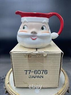 RARE Vintage 1960s Holt Howard Style Santa Claus Pitcher Style House Japan WithBox