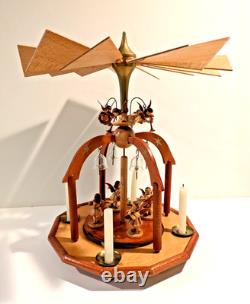 RARE Vintage 1975 Gunter Blank Erzgebirge Christmas Pyramid +Box MINT