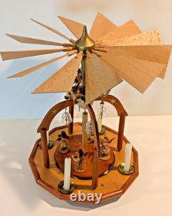 RARE Vintage 1975 Gunter Blank Erzgebirge Christmas Pyramid +Box MINT