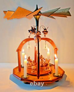 RARE Vintage 1975 Gunter Blank Erzgebirge Christmas Pyramid +Box MINT