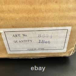 RARE Vintage Christmas Striped Santa Pitcher 6 Mugs Made In Japan in Orginal Box
