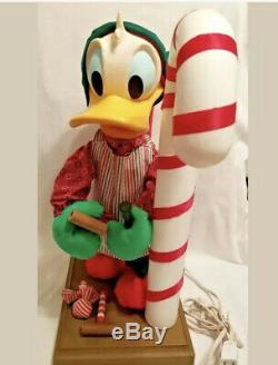 RARE! Vintage Disney Donald Duck Christmas Workshop Elf Animated Santas Best 1994