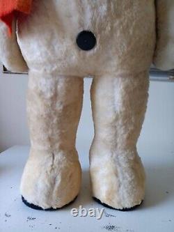 RARE Vintage Large 25 Knickerbocker Snowman Store Display Plush