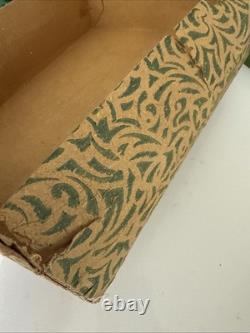 RARE Vintage The Evergreen Hedge Christmas Toy Fence Made In Germany With Box