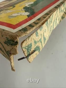 RARE Vintage The Evergreen Hedge Christmas Toy Fence Made In Germany With Box