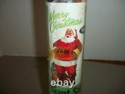 RARE Vintage Whitman Giant Santa Door Poster Christmas DecorationSEALED