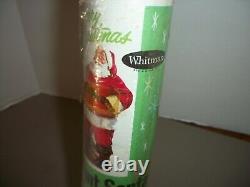 RARE Vintage Whitman Giant Santa Door Poster Christmas DecorationSEALED