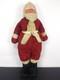 Rare Vtg 28 Plush Santa 30/40s. Handpainted Molded Fabric Mask. Mohair. Germany