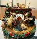 Rare And Retired Danbury Mint Pug A Cozy Christmas Eve Figurine