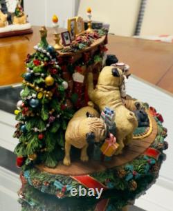 RARE and Retired Danbury Mint PUG A COZY CHRISTMAS EVE Figurine RARE and Retired Danbury Mint PUG A COZY CHRISTMAS EVE Figurine