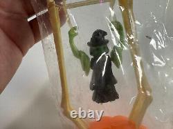 RARE vtg Halloween 80s 90s Fun World Acrobats Witch Pumpkin toy in Package