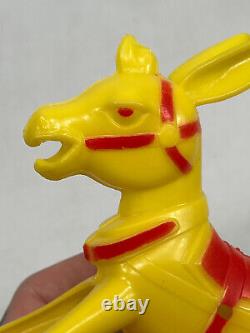 RARE vtg Rosbro Easter Donkey Rosen plastic toy candy container