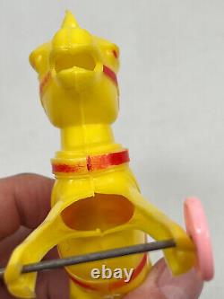 RARE vtg Rosbro Easter Donkey Rosen plastic toy candy container