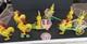 Rosbro Easter Bunny Rooster Plastic Candy Container 1950s Pull Toy Riding As Is
