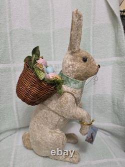 Rare 18 Early Bethany Lowe Velveteen Easter Rabbit