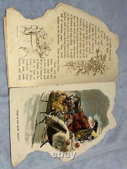 Rare 1901 Original Excellent McLouglin Santa Claus Book