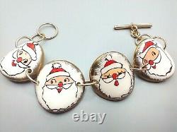 Rare! 1959 Holt Howard Santa Claus Christmas Holiday Toggle Bracelet