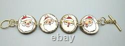 Rare! 1959 Holt Howard Santa Claus Christmas Holiday Toggle Bracelet