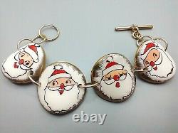 Rare! 1959 Holt Howard Santa Claus Christmas Holiday Toggle Bracelet